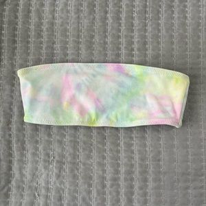 PacSun tie dye bandeau bikini top